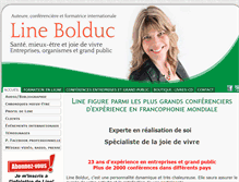 Tablet Screenshot of linebolduc.com